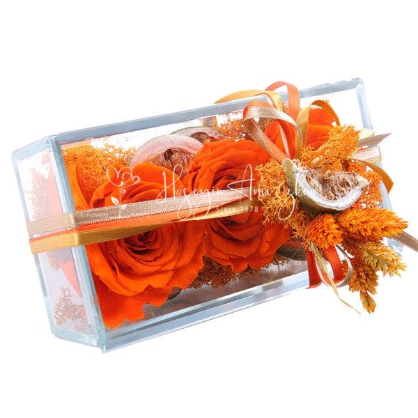 Orange Preserved Roses