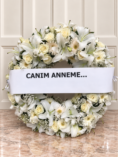 Zarif Anı Cenaze Çelengi